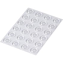 Mofun® 100 PCS Mini Clear Self Adhesive Domed Rubber Feet, Bumper Stops For Coasters, Furniture - View #8