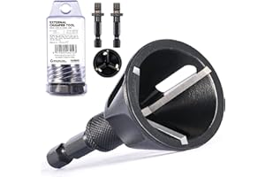 toolant Deburring External Chamfer Tool with Carbide Blades, Removing Burr Tools with Quick Release Shank Fits for 3/16"-1"(5mm-25mm).