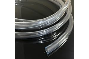 Syiyunran Tubo Flessibile Carburante Benzina - Diametro Interno 9 mm Esterno 11mm(3 m), Tubos Dell’Olio Dell'Acqua Dell'Aria Diesel Benzina per Soffiatori Decespugliatore Motoseghe, Trasparente