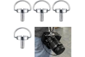 ZMDECQNA Camera Mounting Screw, 4 PCS M4 Stainless Steel Phillips Screw Fixing Screws for Camera Tripod Monopod Quick Release