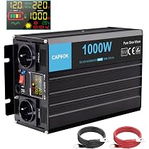 Inverter LiTime 1000W Sinus Puro - 12V A 230V Per Camper E Campeggio