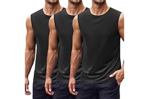 COOFANDY Tank Top Herren Ärmellos GMY T-Shirt Muskelshirts Schnelltrocknendes Bodybuilding Funktionsshirt Laufshirt Sport Shirts