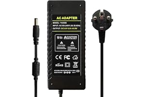 Tesfish 5V 8A Nätadaptrar Transformator 40W Adapter 5,5 x 2,1/2,5 mm Strömförsörjning för WLAN Router WS2812 WS2812B LED Rems