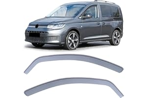 ‎TENZO-R Windabweiser Regenabweiser Windschutz Schwarz Smoke für VW Caddy 5 SB ab 20