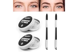 immetee Sapone Per Sopracciglia, Impermeabile Eyebrow Soap Kit, Sapone Modellante Per Sopracciglia Piumose 4D, Gel Professionale Per Sopracciglia, 2 pezzi 30g Balsamo Per Sopracciglia.