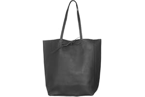 Zwillingsherz Ledertasche - Shopper aus 100% Echtleder - Hochwertige Tasche für Damen Frauen Mädchen – Shopper groß und elegant - Schultertasche