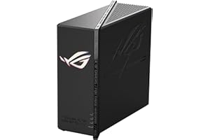 ASUS ROG Strix GS-BE18000 Router Gaming WiFi 7 tribanda, 18000 Mbps, Cobertura de hasta 307 m2, 8 Puertos 2.5G, 2 Puertos Gaming, CPU de Cuatro núcleos a 2.0 GHz, aceleración de Juegos, VPN, AiMesh