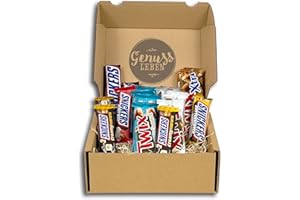 Genussleben Pudełko z 24 spinkami i batonikami Twix w miksie, batoniki czekoladowe w dużym opakowaniu