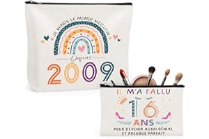 Giftota Cadeau Fille 16 Ans, 2 Pack Trousse Maquillage Femme Trousse de Toilette Voyage, Cadeau Anniversaire 16 Ans Fille