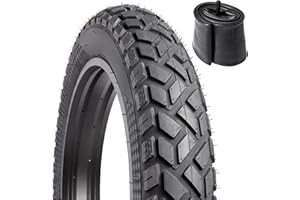 YunSCM 20'' Fat E-Bike Tyre 20x4.0 Tires 102-406 with 20 inch Heavy Duty Inner Tube 20x3.5/4.0 AV32mm Schrader Valve Compatible 98/100-406 Road Bike/E-Bike 20x4.0 Fat Tyre and Tube