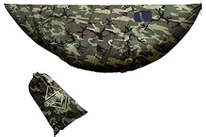 Onewind Premium Hammock Wind Sock, Lightweight Wind-Resistant Underquilt Protector for Winter Protection, Camouflage