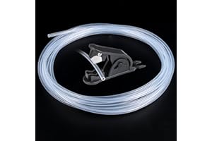 KOVSGQ Tube Ptfe Pour Filament 1.75mm Tuyau Ptfe 3d Imprimante Ptfes Téflon Tube 5m 2.5mm Id × 4mm Od Avec Cutter pour Bambu Lab A1/A1 Mini/P1P/P1S/X1C pour Creality K1/K1 Max/Ender 3 V3