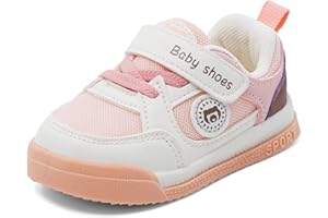 MASOCIO Zapatillas Bebé Niño Niña Zapatos Primeros Pasos Calzado con Suela Goma Suave Antideslizante