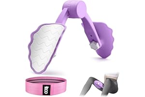 IECO Thigh Master, Inner Thigh Exerciser for Women, Pelvic Floor Strengthener for Trimming Arms, Hip, Legs, Chest, Adjustable Resistance Thigh Toner Home Gym Equipment