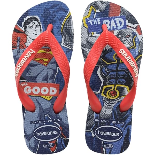 Chinelo Havaianas Top Marvel Logomania Homem De Ferro, Homem Aranha, Os