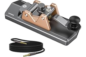 Putikeeg CW Clé Morse,clé télégraphique CW Keyers,télégraphe clé,clé Morse,clé de Code Morse Droite,Transmetteur de Code Morse,manipulateur Morse