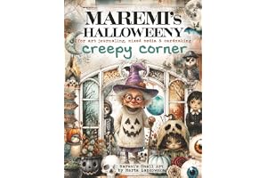 MAREMI'S Halloweeny for art journaling, mixed media & cardmaking CREEPY CORNER: 700+ Seasonal Images