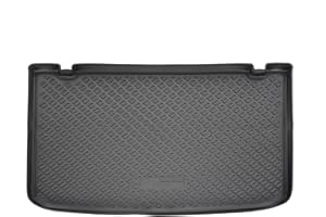 J&J AUTOMOTIVE | NORM Vasca Baule Per Bagagliaio In TPE Gomma Su Misura Adatti Per Clio 4 IV 3/5 Porte 2012-2019, Bordo alto 4 cm, Antiscivolo, Inodore, Vestibilità Perfetta, Nero