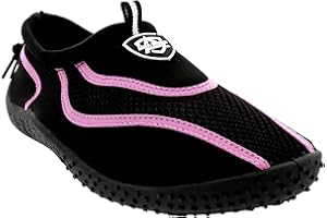 Aqua Shield Womens Beach Pool Sea Swimming Toggle Slip On Aqua Water Socks Surf Shoes