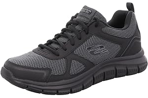 Skechers Herren 52630/Bbk Track-bucolo Black Sneakers, Schwarz, 43 EU