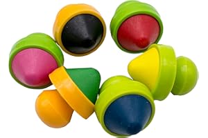 CRAFTPLAY My first art tools | Crayons | Easy grip refillable plastic handle | Pack of 6 | 2 years and up | Crayon tub with handles