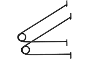 ‎NATURAL GOODS BERLIN Natural Goods Berlin Wandgaderobe GARD Prenzlberg | Kleiderstangenhalterung für die Wand | 8mm Materialstärke | Gaderobenstange | DIY (Schwarz, T26 x ohne Kleiderstange)