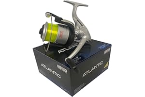 LIDSTERS FISHING SUPPLIES Atlantic 7000 FD Enrouleur de pêche en mer et ligne jaune 70