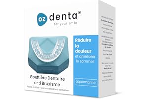 OZDENTA 2 x Férula dental de descarga nocturna, anti bruxismo (rechinar los dientes), trastornos del ATM