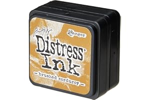 Ranger Mini Stempelkissen, Farbe: Gealtertes Mahagoni Brushed Corduroy