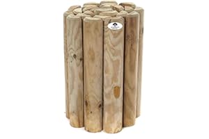 20" Log Roll Border Edging by Ruddings Wood