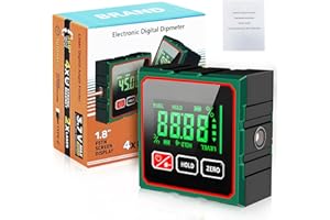 ZITUZY Digital Level Box with USB Charging, Digital Angle Finder, Magnetic Digital Angle Finder with Electronic Laser, Digital Level Spirit Level, for Woodworking, Construction, Metal Engineering