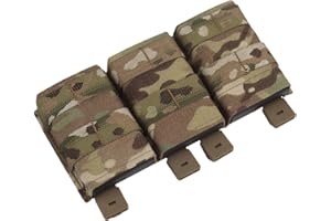 Tarnnetz Tactical Molle Fast Triple 5.56mm Pochette de magazines Poche pour porte-bagages à trois chargeurs en nylon Shorty Mag Pouch per Airsoft Caccia Tiro Sport