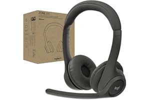 Logitech Zone 305 for Business, kabelloses Bluetooth-Headset mit Mikrofon, natives Bluetooth, für Microsoft Teams, kompatibel mit Windows, Mac, Chrome, Linux, iOS, iPadOS, Android - Schwarz