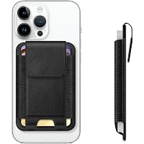 MagSafe Brieftaschenständer Mit AirTag-Halter – Starke Magnete, Veganes Leder, RFID-Schutz Für IPhone 12-16