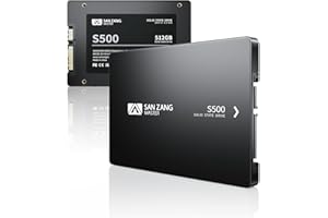 SAN ZANG MASTER SATA SSD 1 TB, 2,5" wewnętrzny dysk twardy SATA III 6 Gb/s, odczyt 560 MB/s, zapis 500 MB/s, 3D NAND, kompatybilny z laptopami i komputerami stacjonarnymi, S500