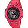 Casio Men's Analogue-Digital Quartz Watch with Plastic Strap GA-B001-4AER, Red