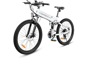 SAMEBIKE Bicicletta Elettrica per Adulti 26'',Bici Elettrica con Pedalata Assistita,City E-bike Unisex Adulto,Batteria Rimovibile 48V10.4AH/12.5AH,Bici Elettriche per 21 Velocità