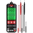 Eacam A1 Mini Multimeter LCD Digital Tester Voltage Detector 2000 Counts DC/AC Voltage Frequency Resistance NCV Continuity Live Wire Neutral Wire Check True RMS Meter