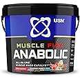 USN Muscle Fuel Anabolic All-In-One Muscle Mass Gainer, Variety Flavour Pack - 4kg, 54g Protein Powder, 5g Creatine Powder & 5g BCAA Powder For Maximum Muscle Growth, Post Workout Recovery Drink Mix