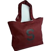 INITIALS Bordo Harfli Tote Bag