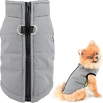 Produktbild von Zunea Weiche Denim-Winter-Hundejacke Fu00fcr Kleine Und Mittelgrou00dfe