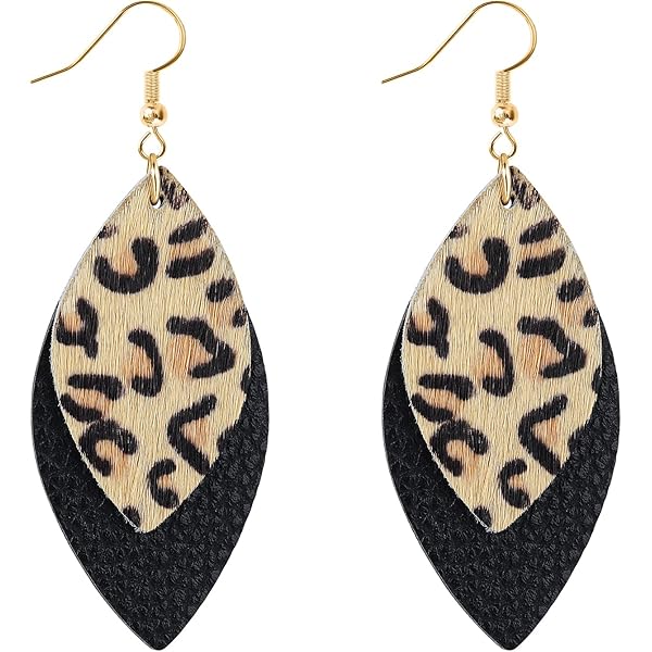 SOLY HUX Damen Rock Leopardenmuster - A-Linie Sommerrock Mit Rüschen