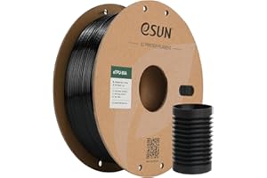 eSUN Filamento TPU Flessibile 1.75mm, Filamento per Stampante 3D TPU-95A, Precisione Dimensionale +/- 0.05mm, Bobina da 1kg (2.2 libbre) Filamento per Stampa 3D per Stampanti 3D, Nero