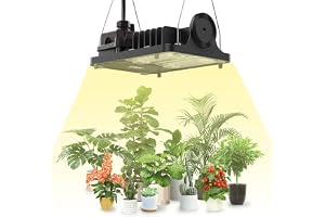 SANSI 70W LED Växtlampa för Inomhusväxter, 700W Motsvarande Odlingslampa med Fullspektrum, Dimbar med Hög PPFD, Energibespara