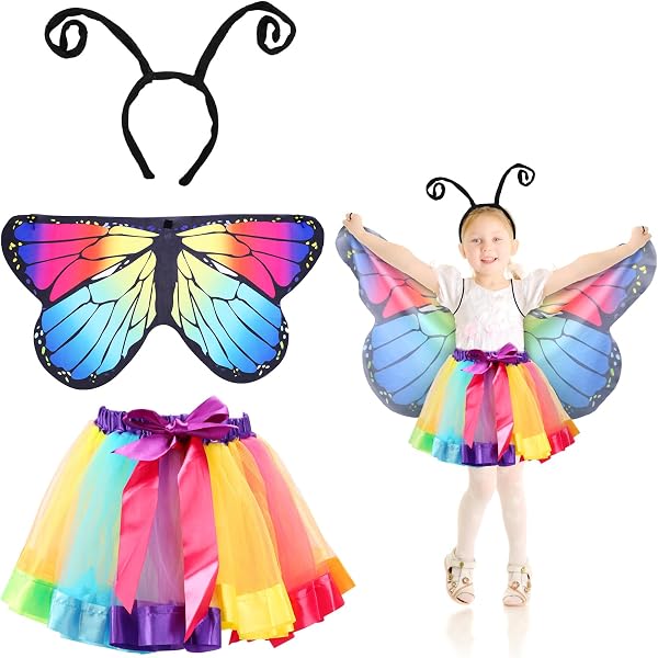 Hifot 3 Pièces Deguisement Araignee Enfant, Cape Noire d