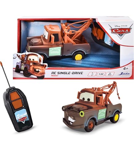 ミニカー Mater Radio Controlled Car Jada Toys Cars RC Hook (Mater) Disney Pixar Cars - Remote Control