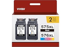 PG-575XL CL-576XL Druckerpatronen Multipack 575 XL 576 XL Tintenpatrone für Canon 575 576 Patronen 575XL 576XL PG575 CL576 für Canon Pixma TS3550i TS3551i TR4750i TR4751i patronen (Schwarz, Farbe)