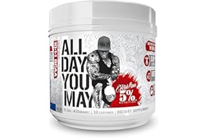 Rich Piana 5% Nutrition AllDayYouMay Legendary Series 435g Blue Raspberry