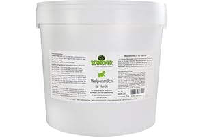 5 kg Schecker Welpenmilch Pulver für den Hund - Wird hervorragend vertragen - Aufzuchtsmilch - Muttermilch Ersatz