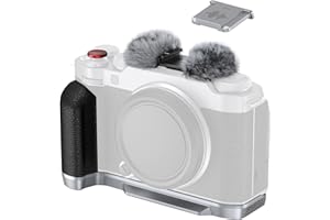 ‎SMALLRIG SMALLRIG Uchwyt X-M5 w kształcie litery L do aparatu FUJIFILM X-M5, wbudowana płytka szybkiego zwalniania do aparatu Arca, lekki silikonowy uchwyt boczny, zawiera (srebrny) - 4875